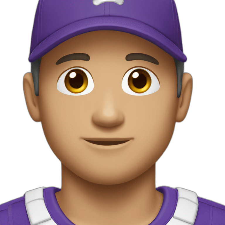 purple nike cap emoji