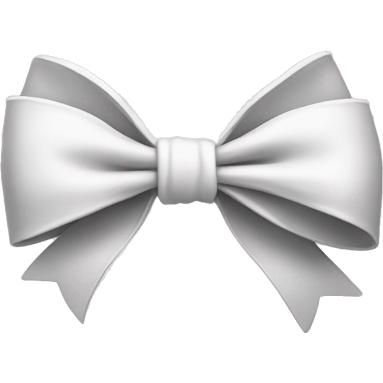 White bow emoji