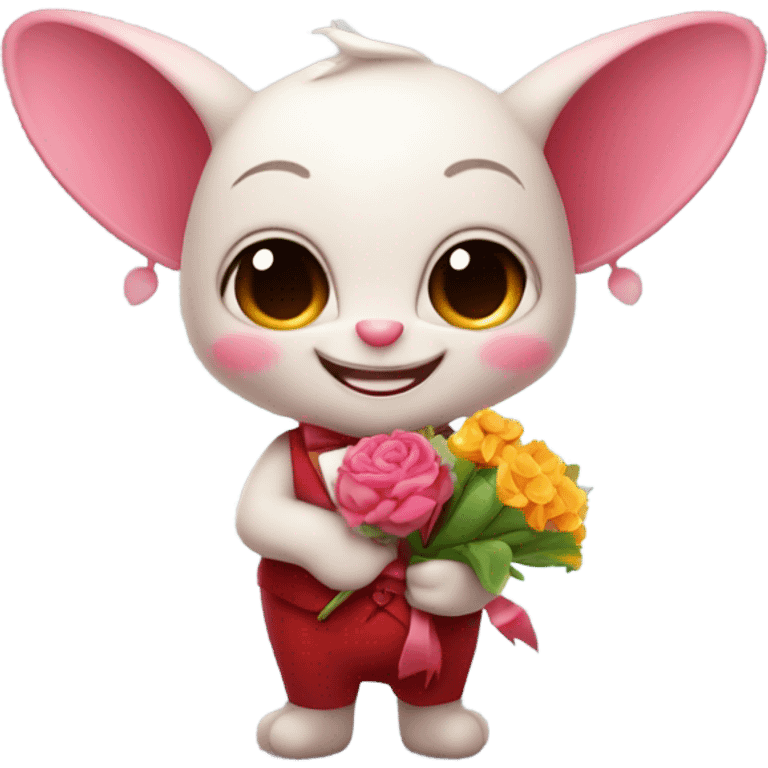 Valentine Imp cute emoji