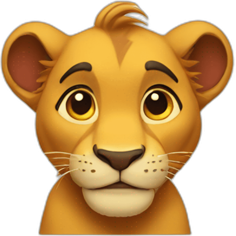 Simba emoji