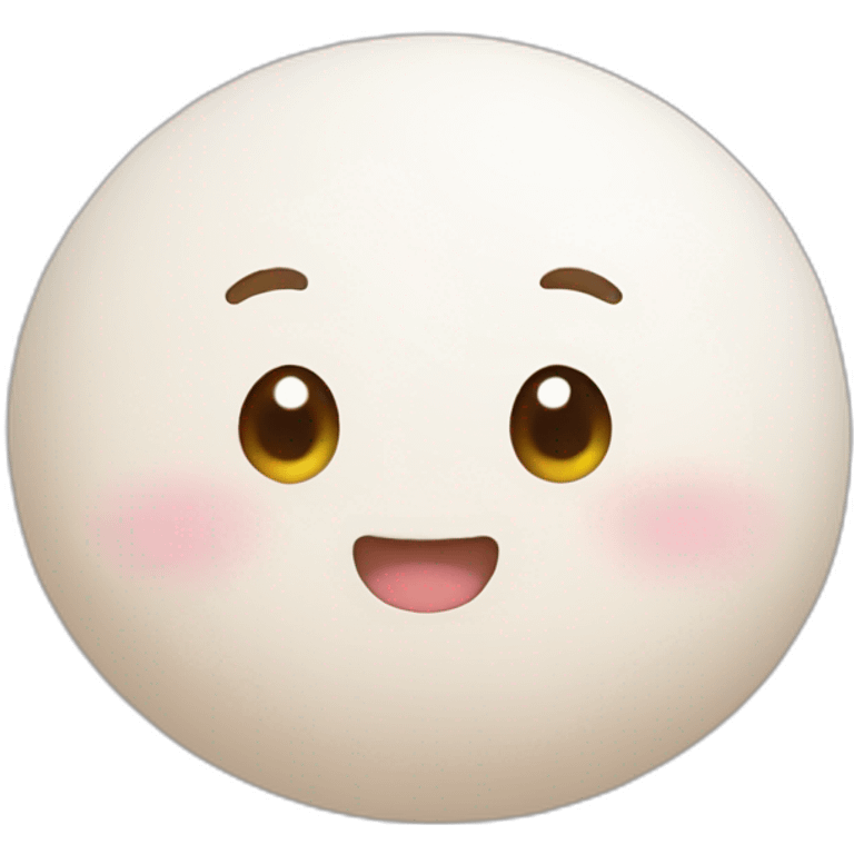 cute mochi face emoji