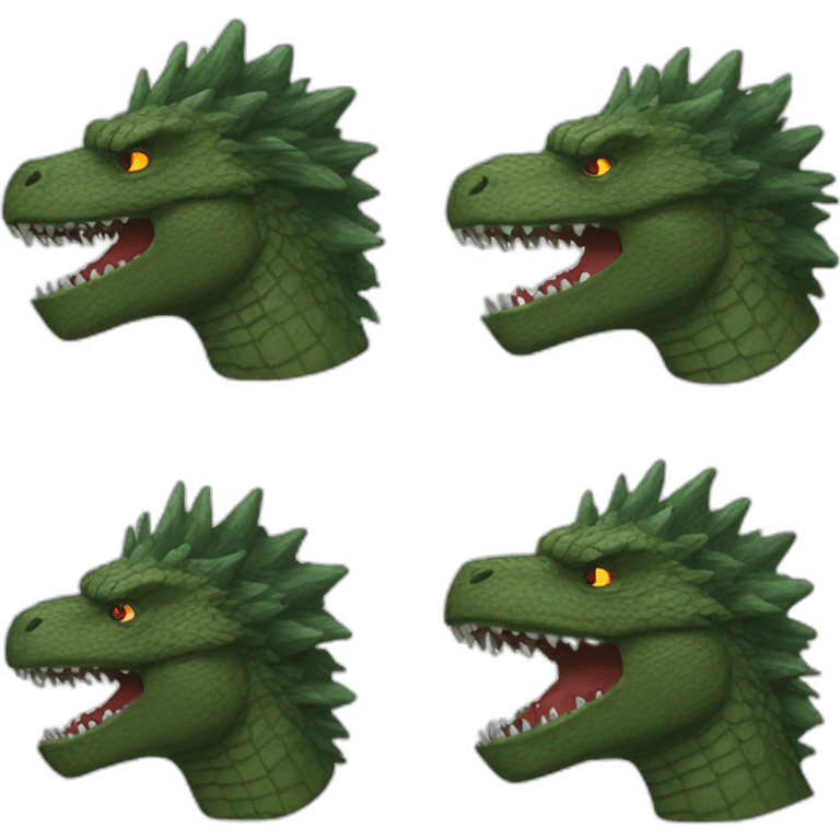 godzilla head emoji