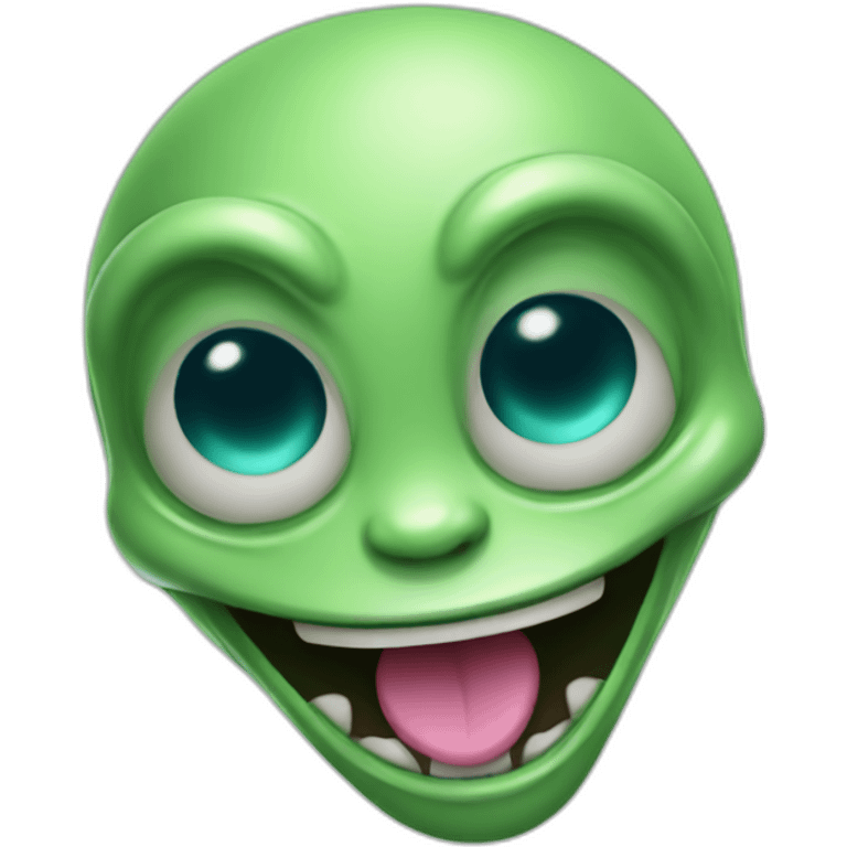 happy alien emoji