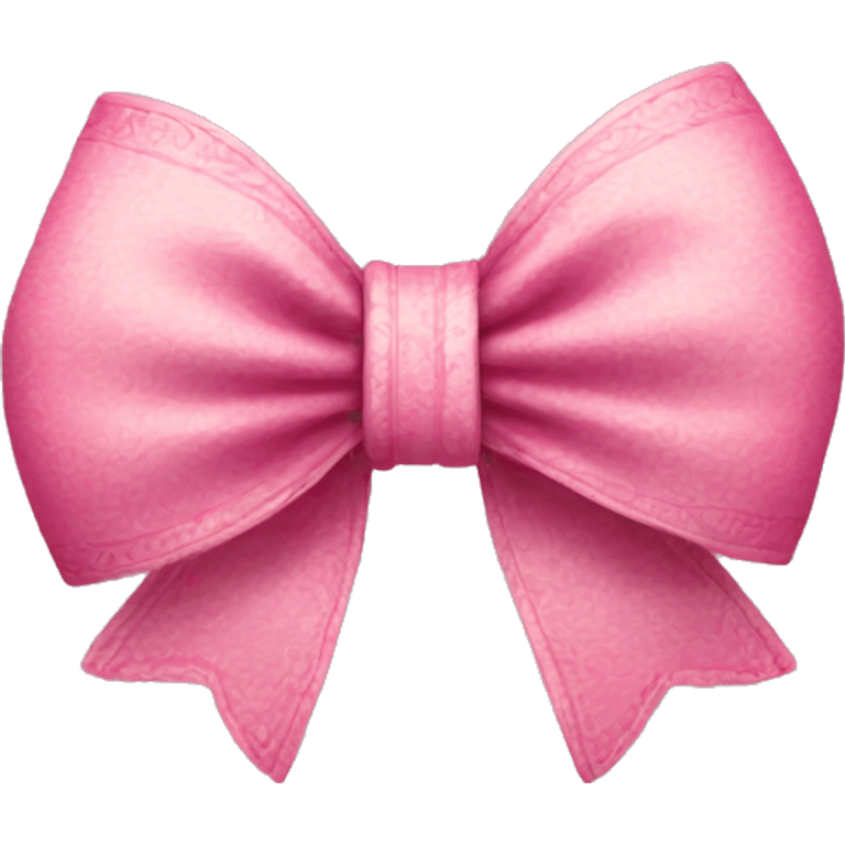 Pink boho bow emoji