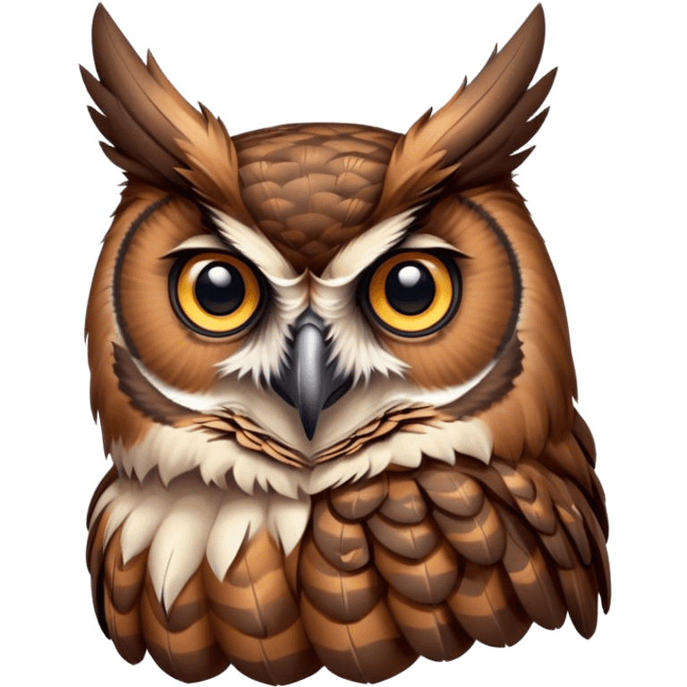 Coastal Horned Owl emoji