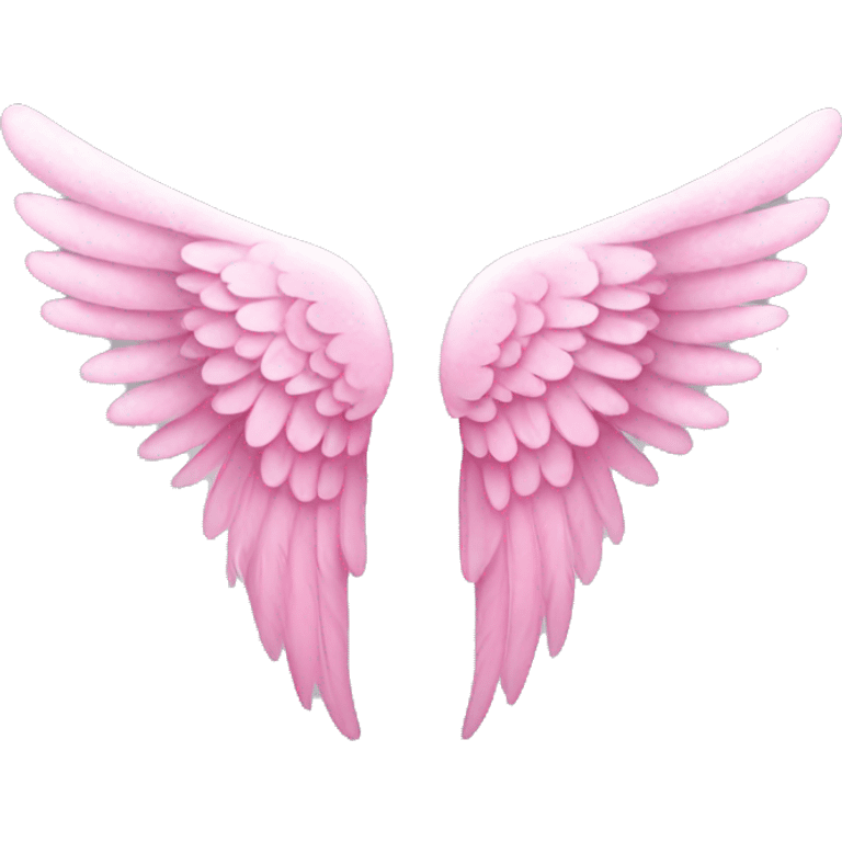 pink angel wings  emoji