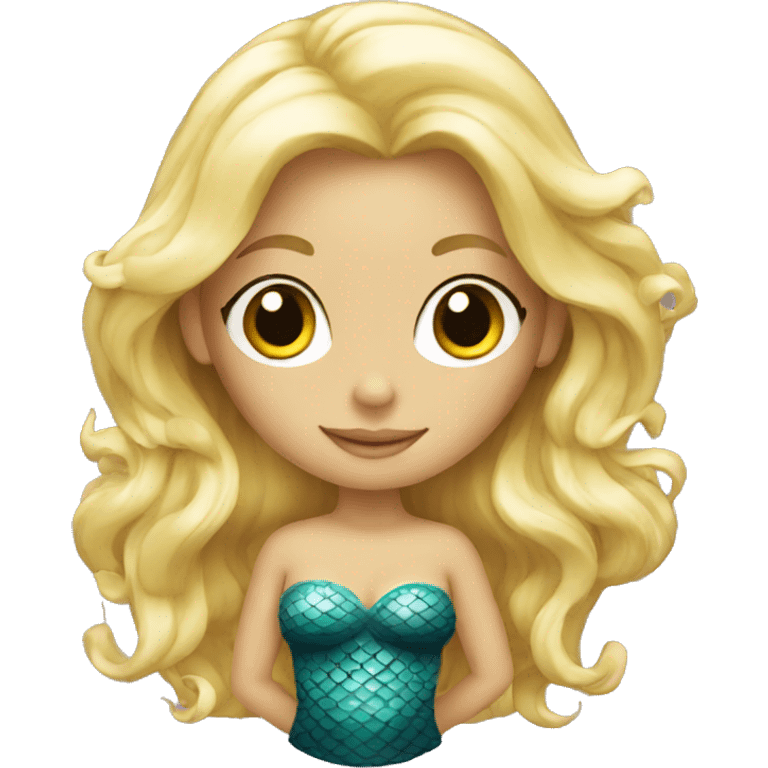 Blonde mermaid  emoji