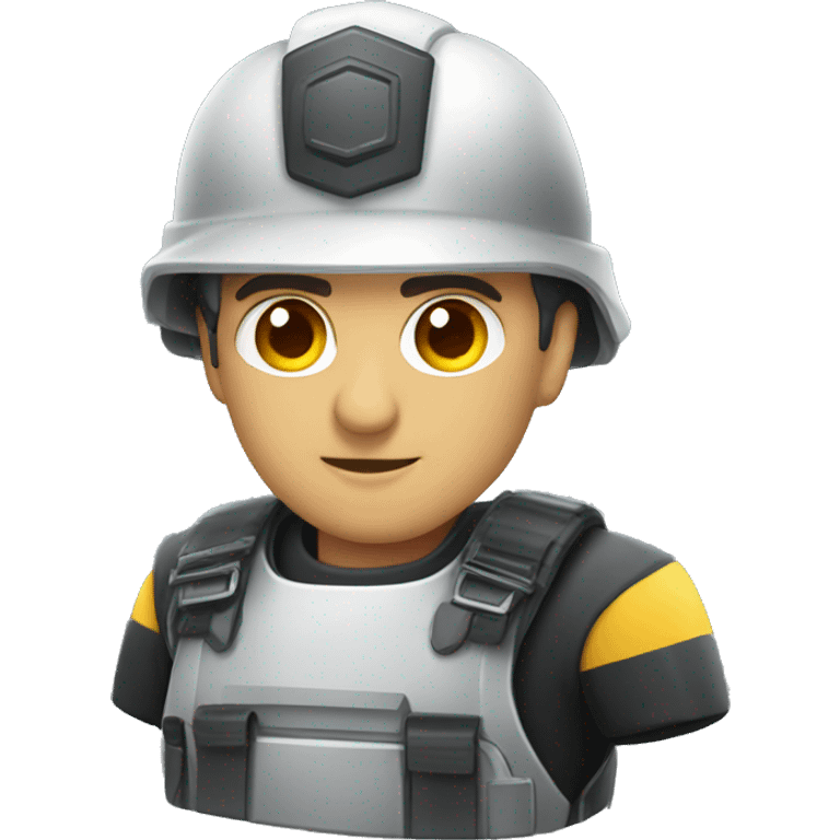 Equipo de seguridad personal emoji