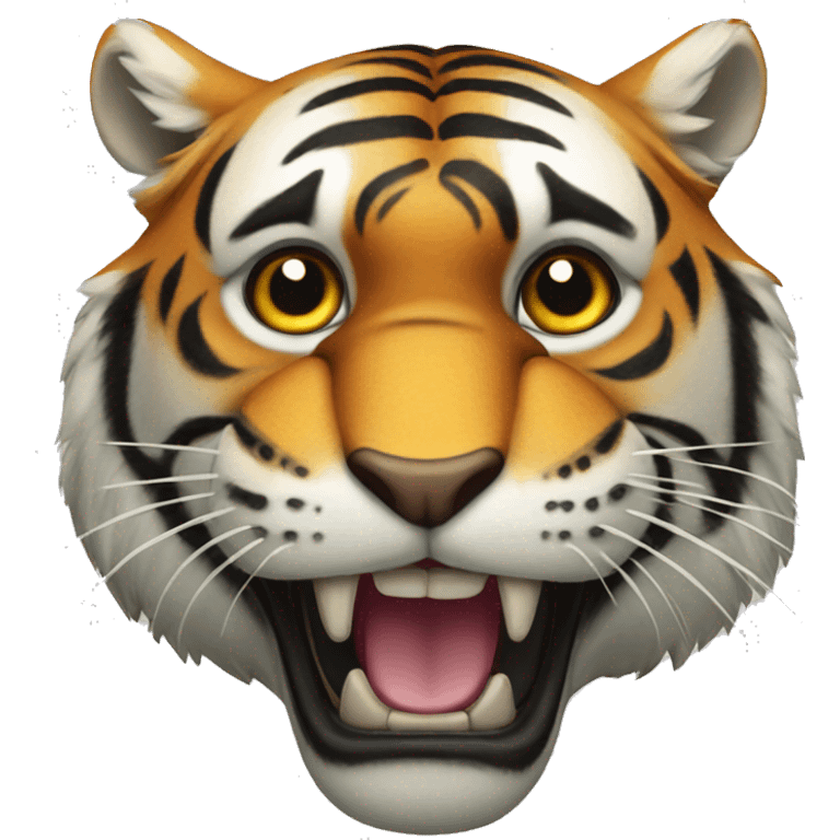 A big tiger emoji