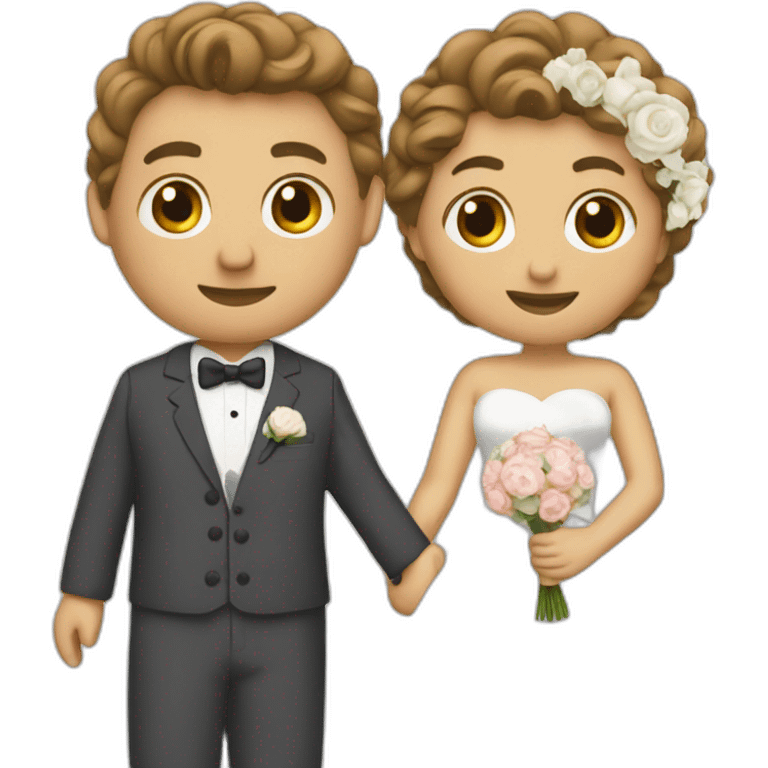 Wedding coupal  emoji