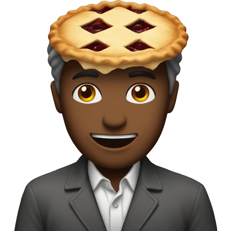 someone getting a pie in their face emoji