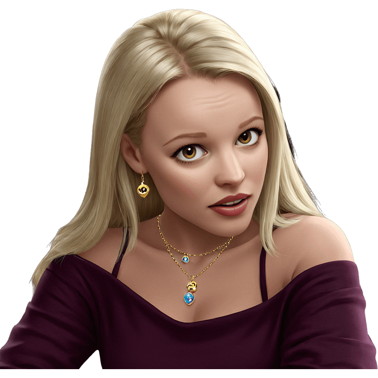 blonde girl with jewelry emoji