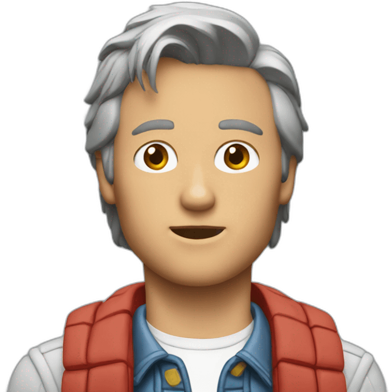 marty mcfly emoji