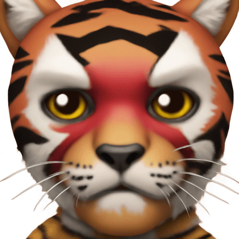 deadpool as a tiger emoji