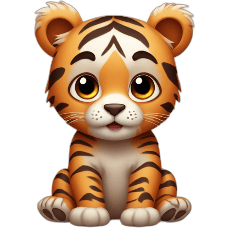 cute tiger bear emoji