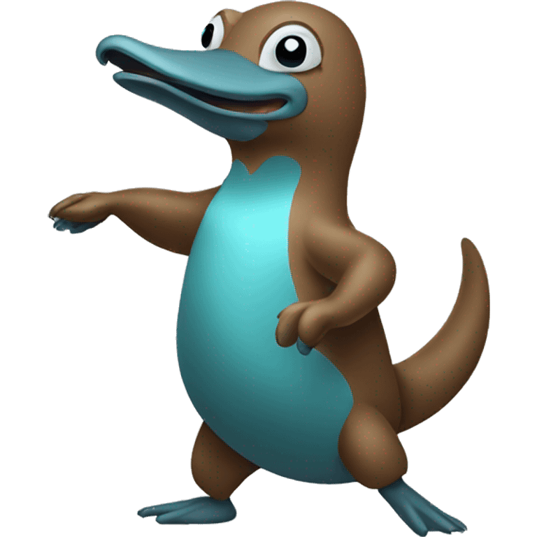 Dancing platypus  emoji