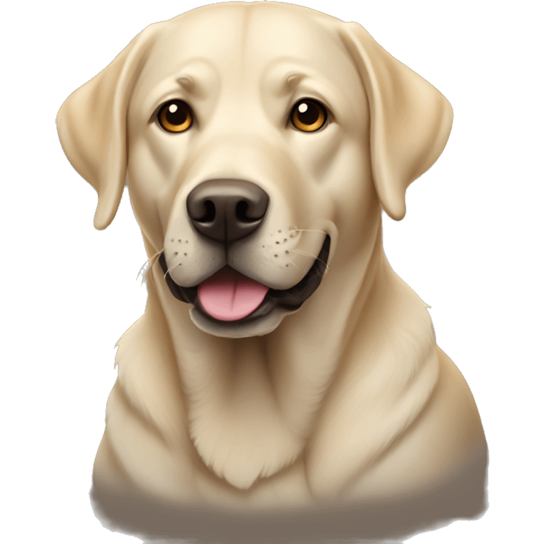 Older Labrador male dog emoji