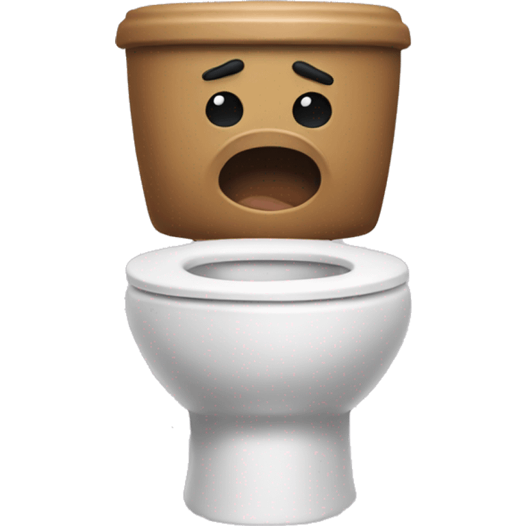 Not skibidi toilet emoji