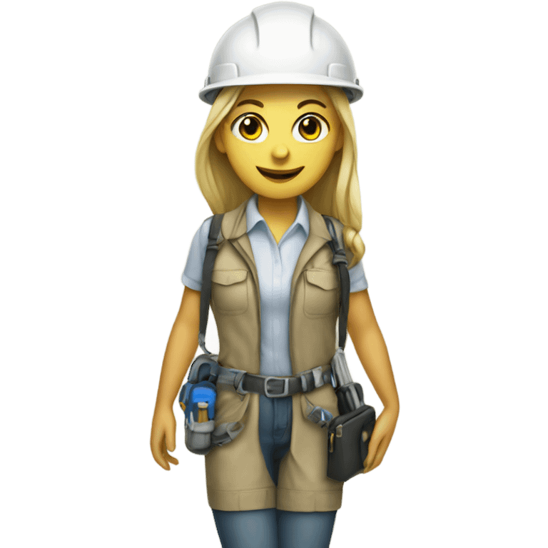 hi engineer girl emoji