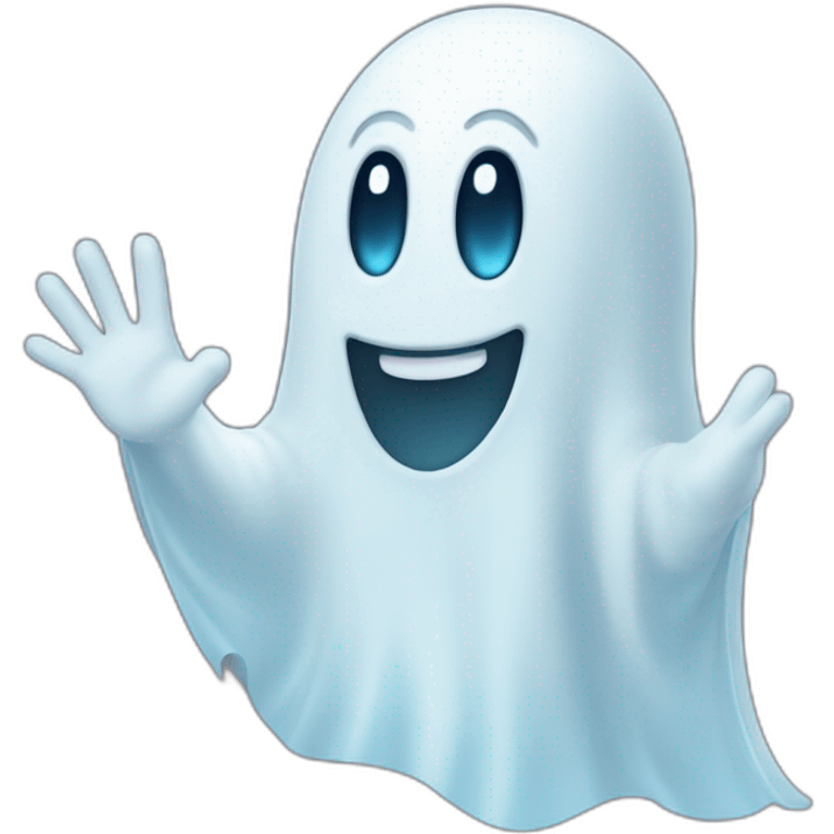 cute-ghost-high-five emoji