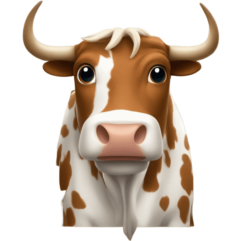 longhorn bull in a classroom emoji