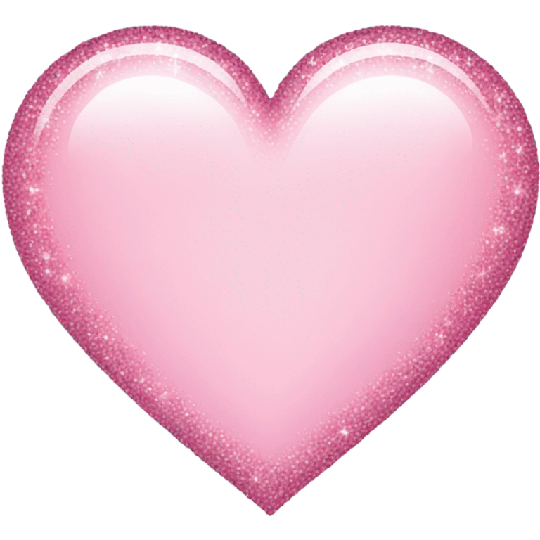 Light pink heart sparkling  emoji