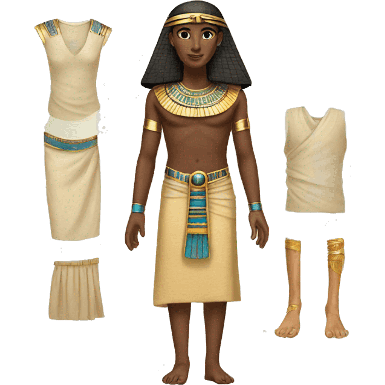 clothes from ancient egypt  emoji