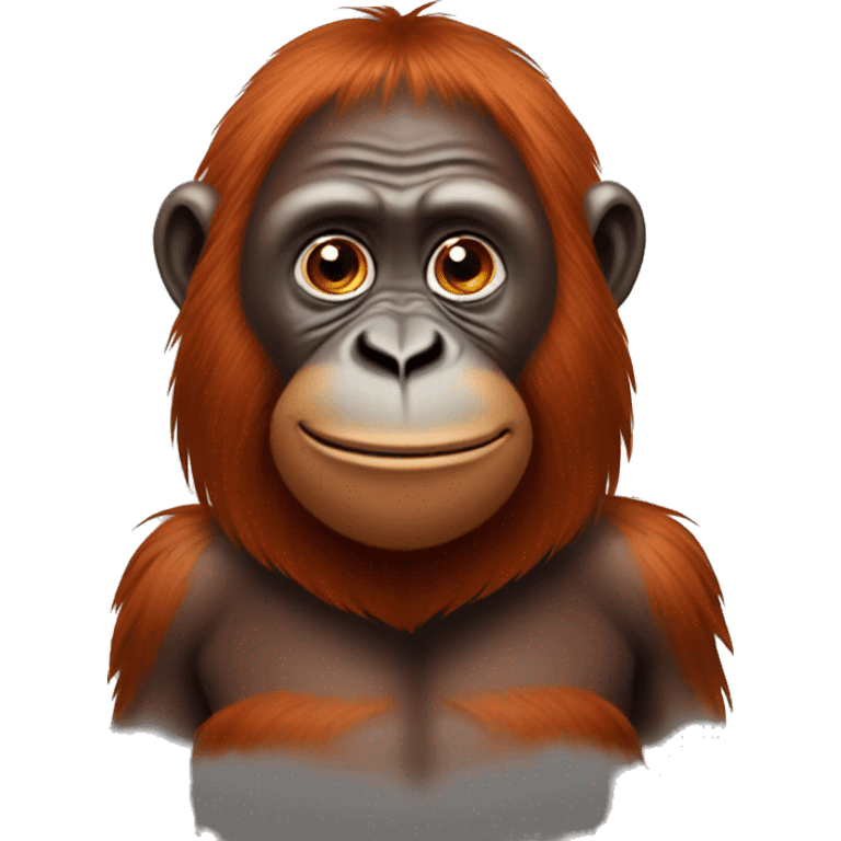 Orangutan male emoji