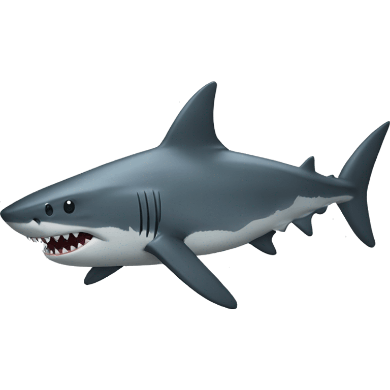 shark with moyai emoji