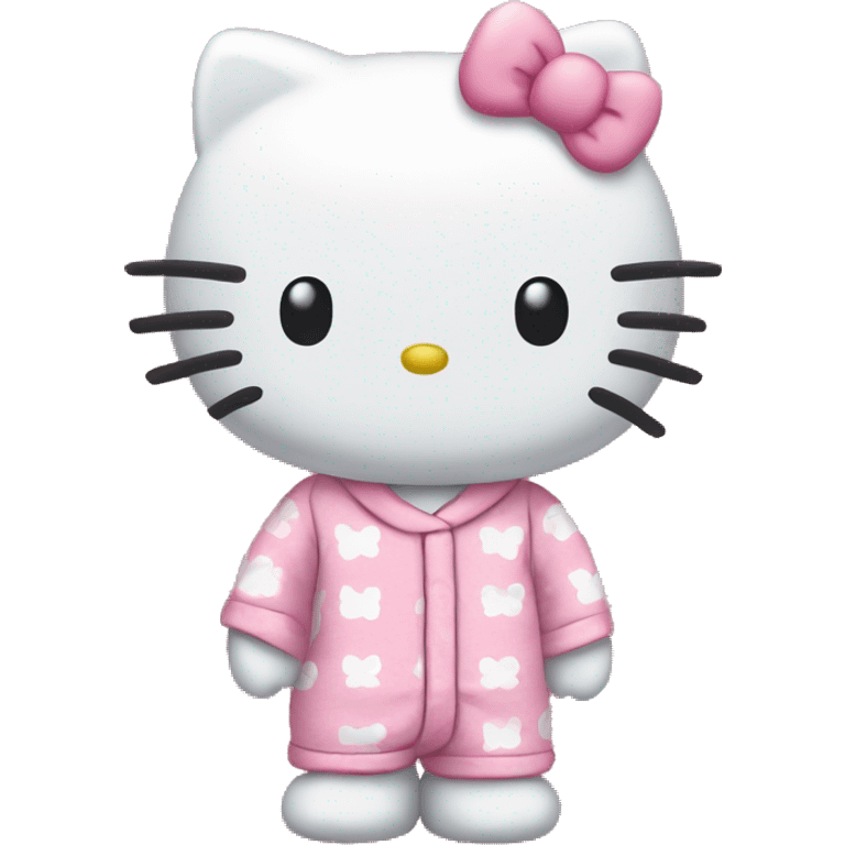 Hello Kitty en pyjama hello kitty  emoji