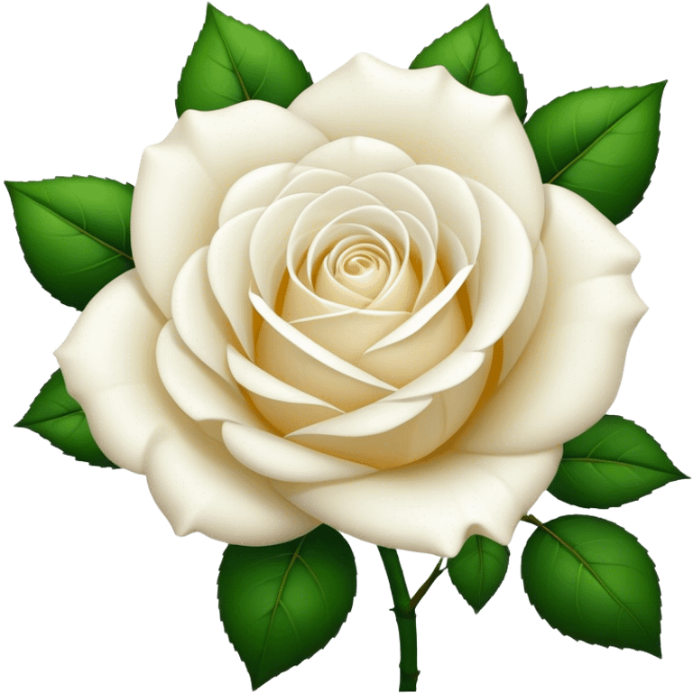 White rose emoji