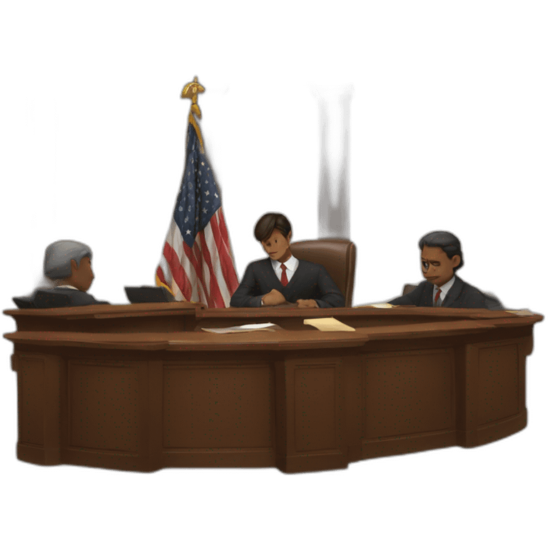 Mock trial emoji