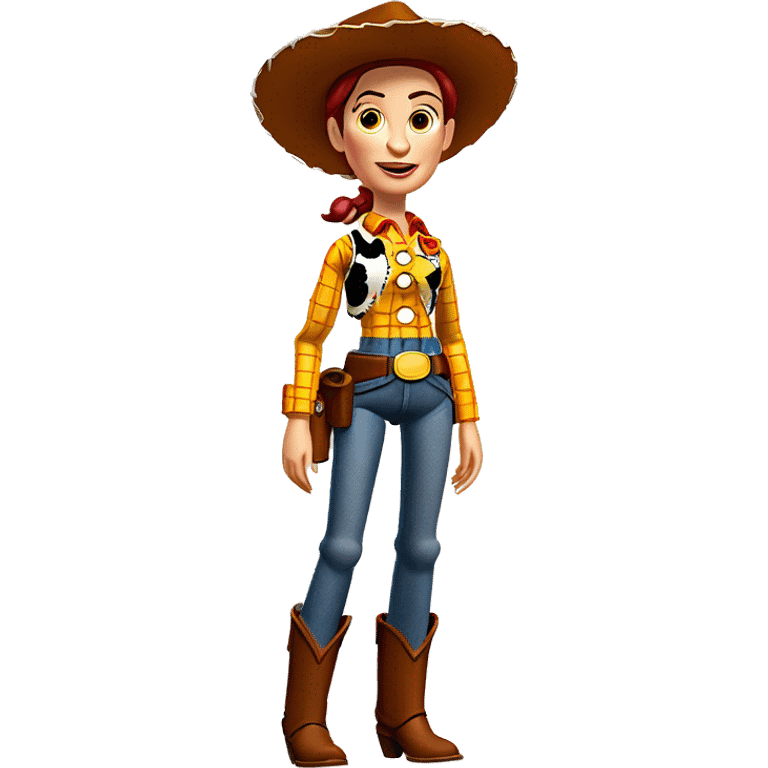 female woody from toy story  emoji