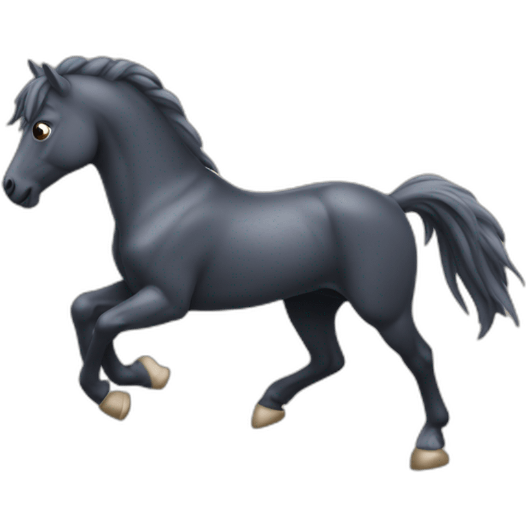 Cheval qui saute emoji