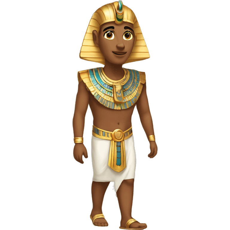 Walk like an egyptian emoji