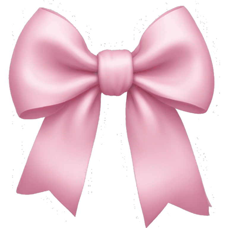 in depth light pink bow emoji