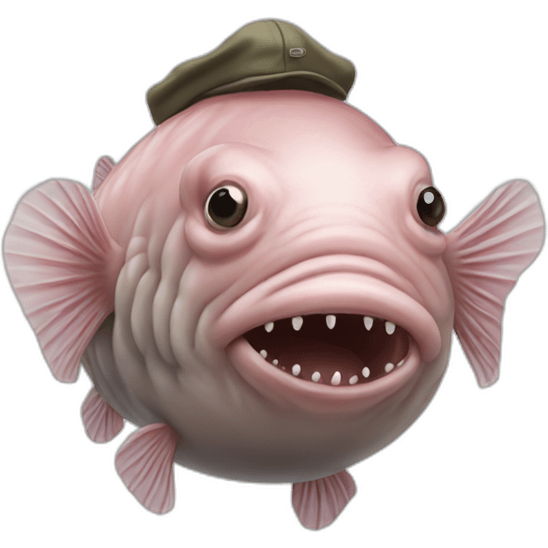 blobfish fisherman emoji