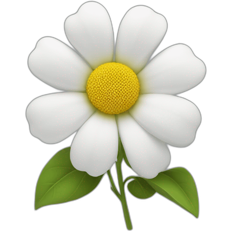 ‏Flower white 4k emoji