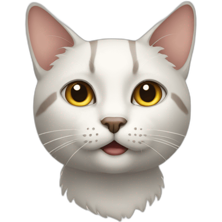 Cat neutral emoji