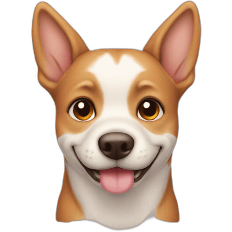 smile emoji plus dog face emoji  emoji