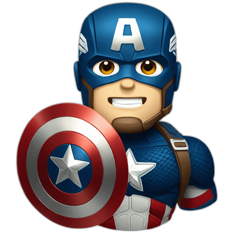 captain america bouclier emoji