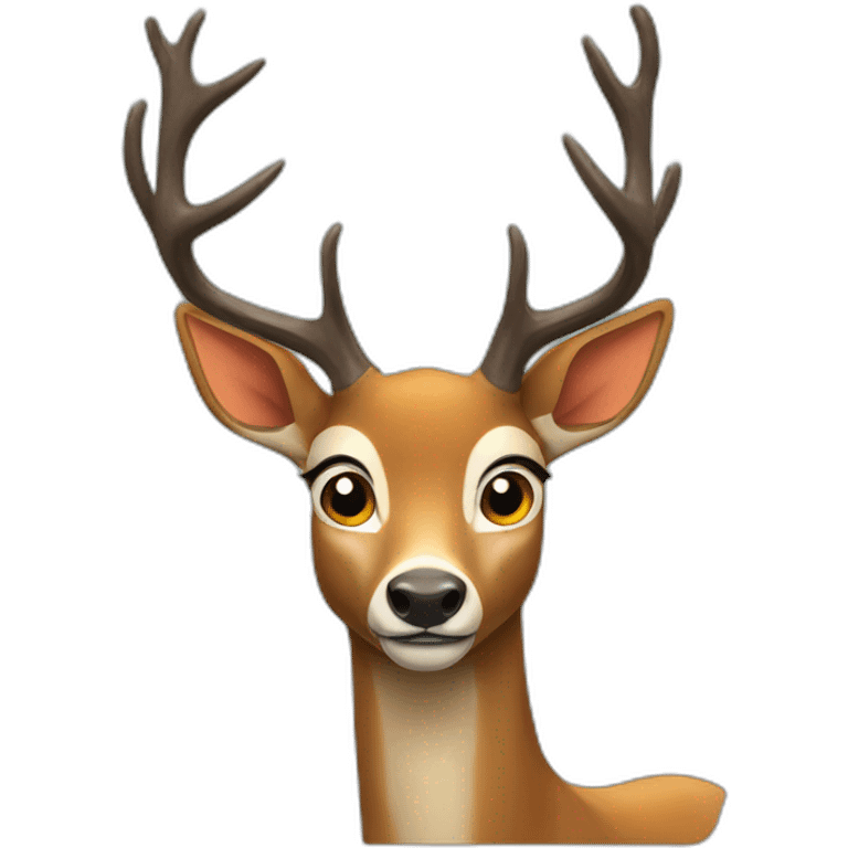 thorned deer emoji