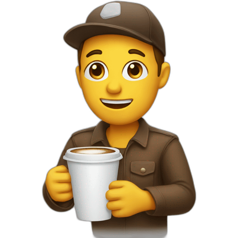 coffee delivery emoji