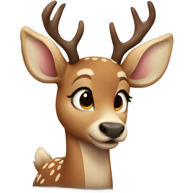 Cute deer emoji