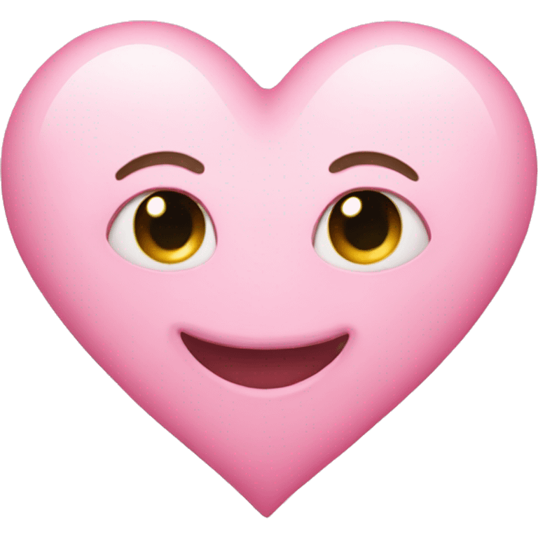 Ligh pink heart emoji