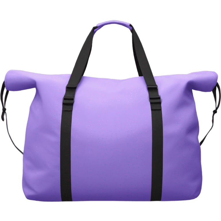 Lavender pisca gym bag emoji