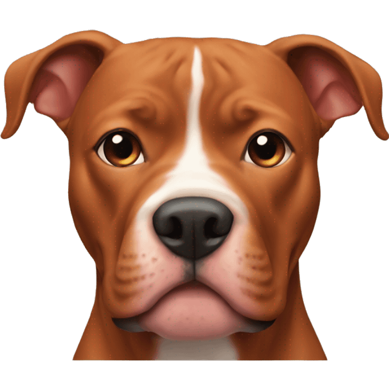 Red pitbull emoji