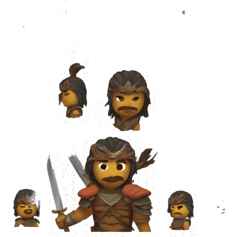 warrior emoji