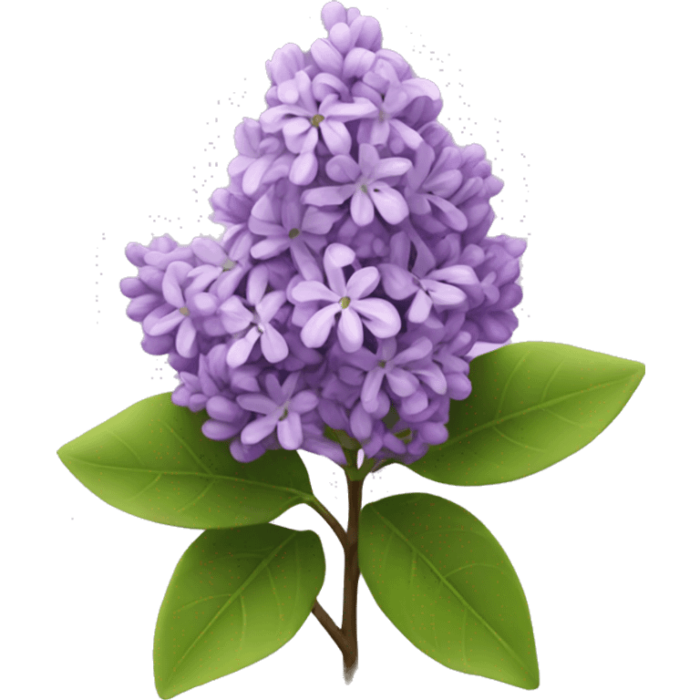 Lilacs flowers emoji