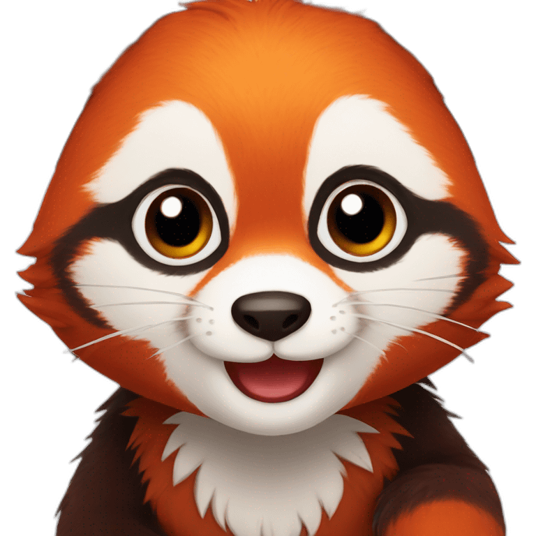 cute redpanda emoji